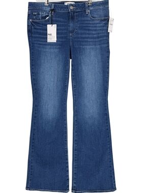PAIGE Skyline Boot Medium Wash Blue Jeans Ackalia
